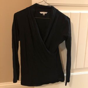 CAbi black long sleeve shirt